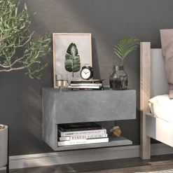 vidaXL Table de chevet murale