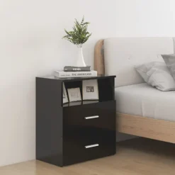 vidaXL Table de chevet 50x32x60 cm
