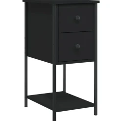 vidaXL Table de chevet 32x42x70 cm bois d’ingénierie