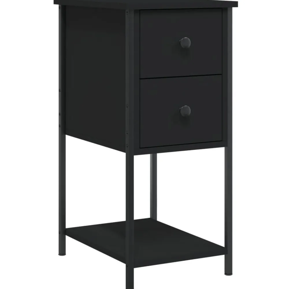 vidaXL Table de chevet 32x42x70 cm bois d’ingénierie