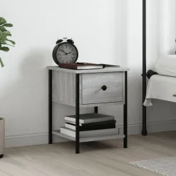 vidaXL Table de chevet 34x35,5x45 cm bois d'ingénierie