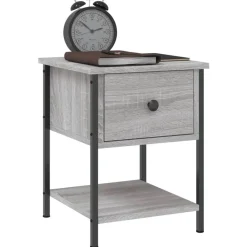 vidaXL Table de chevet 34x35,5x45 cm bois d'ingénierie