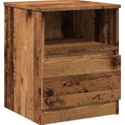 vidaXL Table de chevet 40x40x50 cm bois d’ingénierie