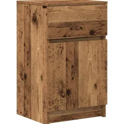 vidaXL Table de chevet 39x35x65 cm bois d’ingénierie