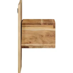 vidaXL Table de chevet 50x27x50 cm bois d'acacia solide