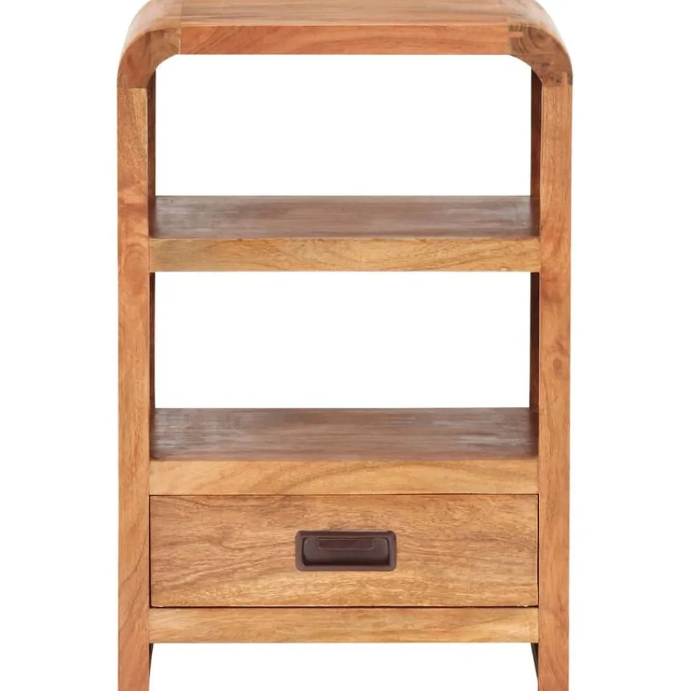 vidaXL Table de chevet 40x30x60 cm Bois acacia massif et finition miel
