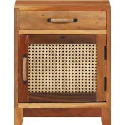 vidaXL Table de chevet 40x30x50 cm Bois de récupération massif