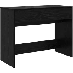 Armoires & Meubles De Rangement-vidaXL Table de cosmétiques avec tiroir Chêne noir 100 x 45 x 76 cm Ch&ecirc;ne noir