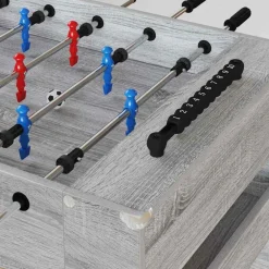 vidaXL Table de Foosball Gris Sonoma 125 x 60,5 x 80 cm