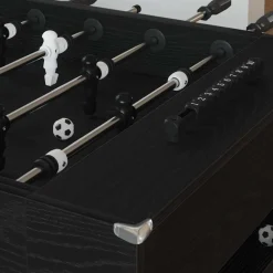 Jeux D'Intérieur-vidaXL Table de Foosball Chêne Noir 146,5 x 74 x 85 cm Chêne noir