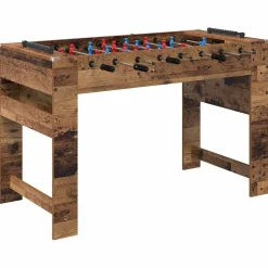 Jeux D'Intérieur-vidaXL Table de Foosball 125 x 60,5 x 80 cm Bois ancien