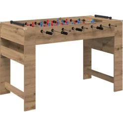 Jeux D'Intérieur-vidaXL Table de Foosball Chêne Artisanal 125 x 60,5 x 80 cm Chêne artisanal