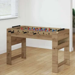 Jeux D'Intérieur-vidaXL Table de Foosball Chêne Artisanal 125 x 60,5 x 80 cm Ch&ecirc;ne artisanal