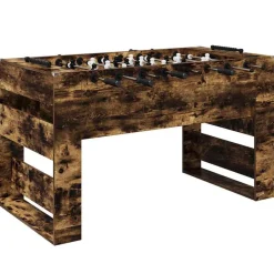 Jeux D'Intérieur-vidaXL Table de Foosball Chêne Fumé 146,5 x 74 x 85 cm Chêne fumé