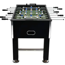Jeux D'Intérieur-vidaXL Table de football Acier 60 kg 140 x 74,5 x 87,5 cm Noir