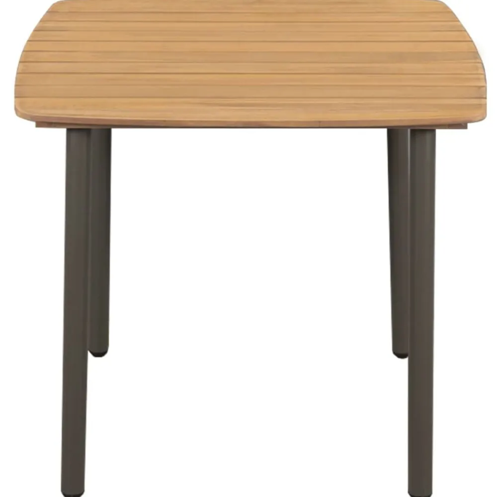 Mobilier De Jardin-vidaXL Table de jardin 80 x 80 x 72 cm Bois d'acacia solide et acier