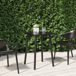 Mobilier De Jardin-vidaXL Table de jardin anthracite 50x50x71 cm acier
