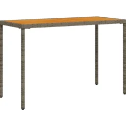 Mobilier De Jardin-vidaXL Table de jardin avec dessus en bois d'acacia 115x54x74 cm Gris