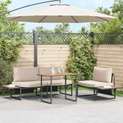 vidaXL Table de Jardin 100 x 55 x 70 cm bois