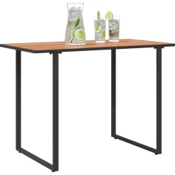 vidaXL Table de Jardin 100 x 55 x 70 cm bois