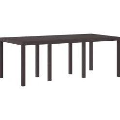 vidaXL Table de Jardin 200 x 100 x 73 cm polyrotin