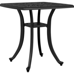 Mobilier De Jardin-vidaXL Table de jardin 53x53x53 cm aluminium coulé Noir
