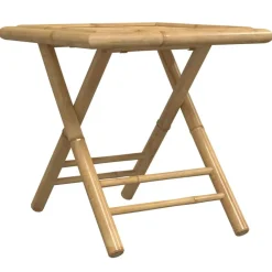 vidaXL Table de jardin pliable 45x45x45 cm bambou