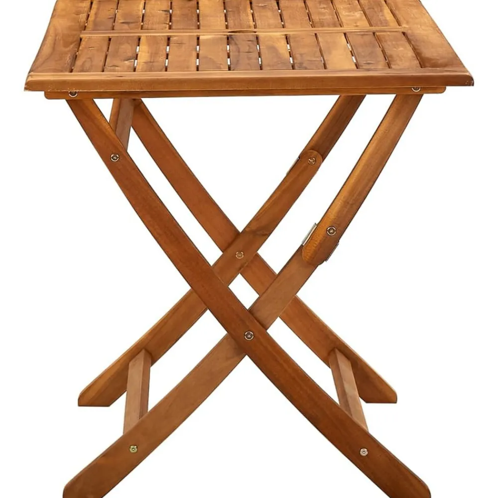 vidaXL Table de jardin pliable 120x70x75 cm Bois d'acacia massif