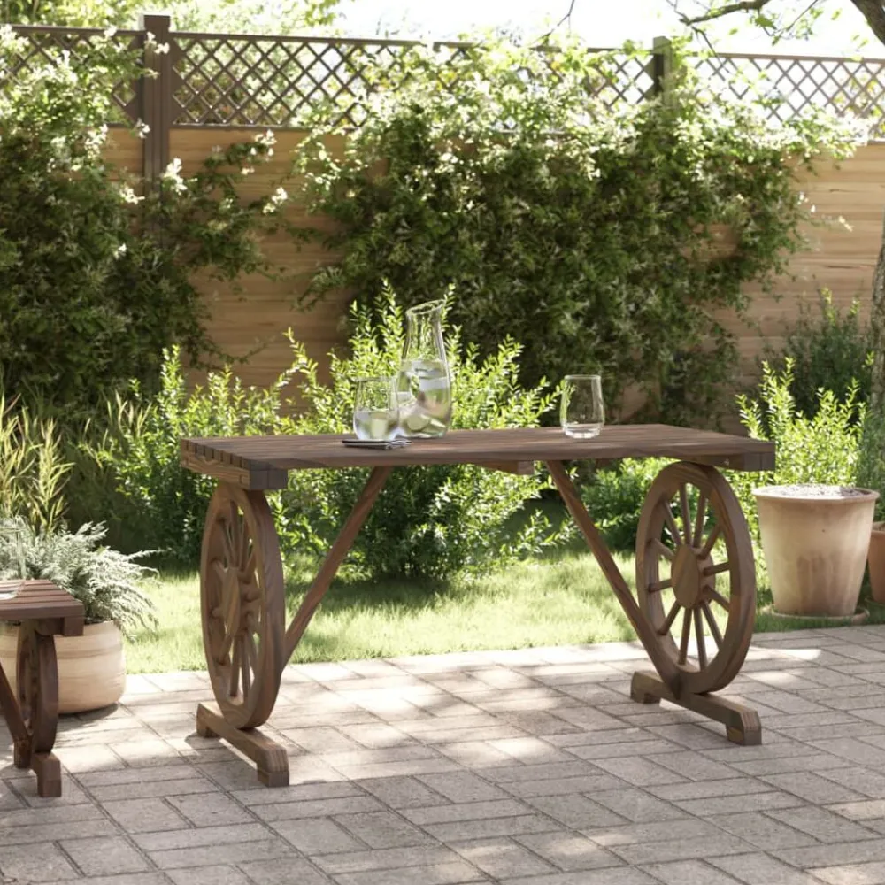 Mobilier De Jardin-vidaXL Table de jardin 115x55x65 cm bois de sapin massif