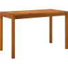 vidaXL Table de jardin 110x55x67 cm Bois d'acacia solide