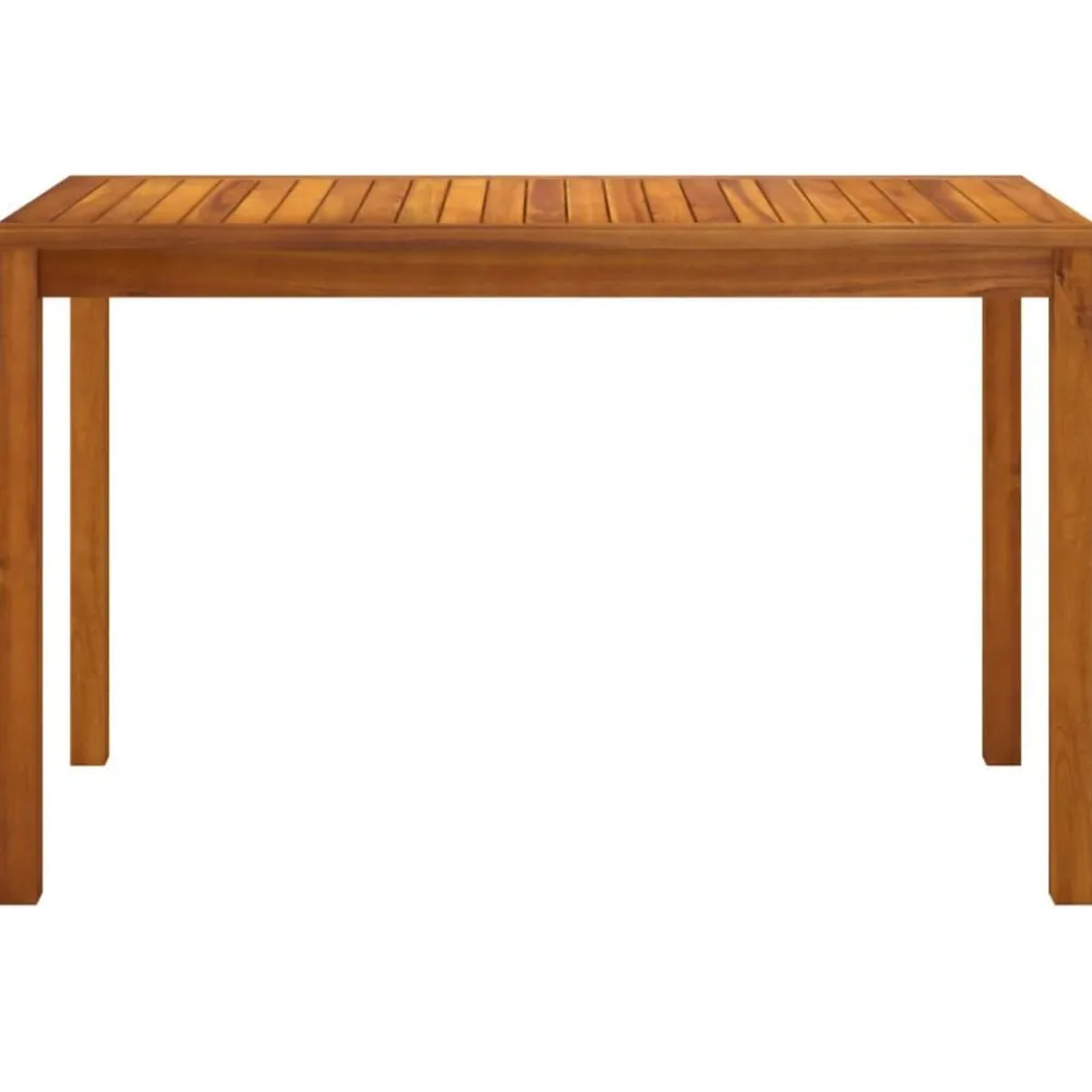 vidaXL Table de jardin 110x55x67 cm Bois d'acacia solide