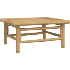 vidaXL Table de jardin 65x55x30 cm bambou