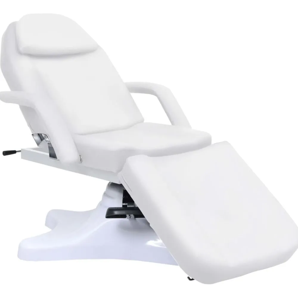 Santé & Beauté-vidaXL Table de massage 180x62x(86,5-118) cm Blanc