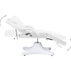Santé & Beauté-vidaXL Table de massage 180x62x(86,5-118) cm Blanc