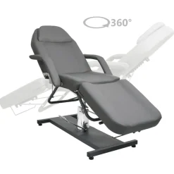 Santé & Beauté-vidaXL Table de massage Gris 180x62x(87-112) cm
