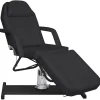 vidaXL Table de massage Noir 180x62x(87-112) cm