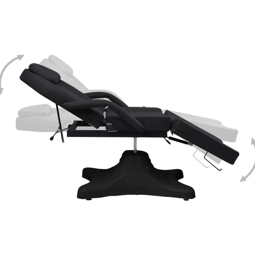 Santé & Beauté-vidaXL Table de massage 180x62x(86,5-118) cm Noir