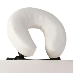 Santé & Beauté-vidaXL Table de massage pliable Blanc crème 2 zones cadre en aluminium Blanc crème
