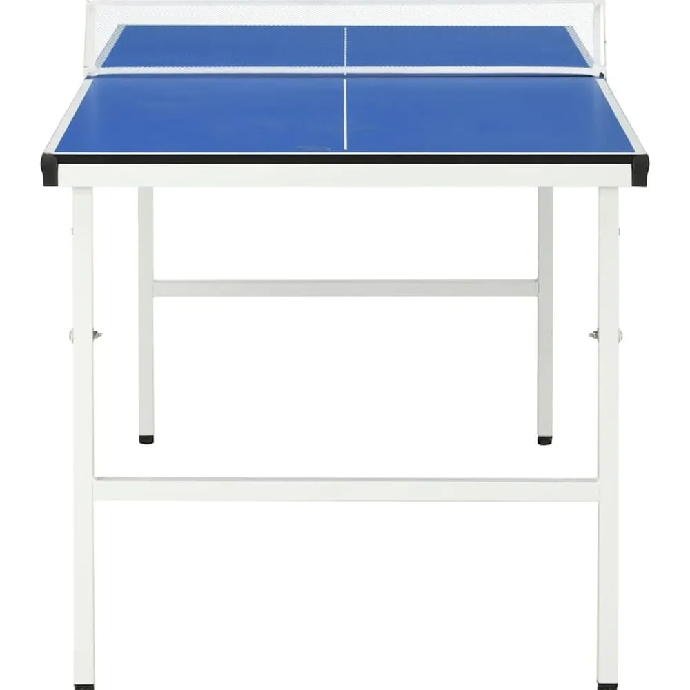 vidaXL Table de ping-pong de 1,5 m avec filet 152 x 76 x 66 cm Bleu