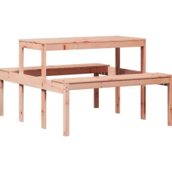 vidaXL Table de pique-nique 110x134x75 cm bois massif de douglas