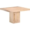 vidaXL Table de salle à manger 120x120x77 cm Bois de manguier massif