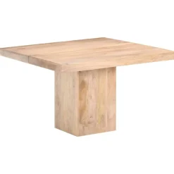 vidaXL Table de salle à manger 120x120x77 cm Bois de manguier massif