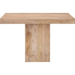 vidaXL Table de salle à manger 120x120x77 cm Bois de manguier massif