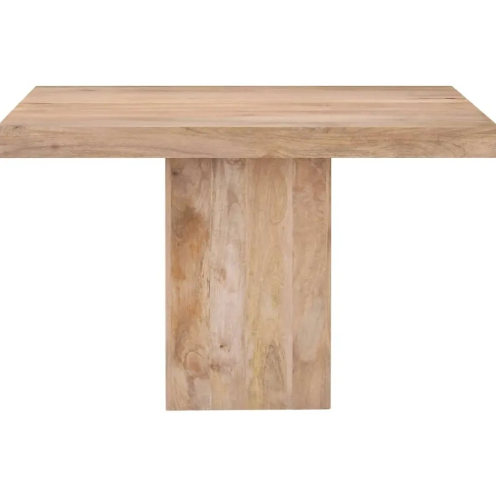 vidaXL Table de salle à manger 120x120x77 cm Bois de manguier massif