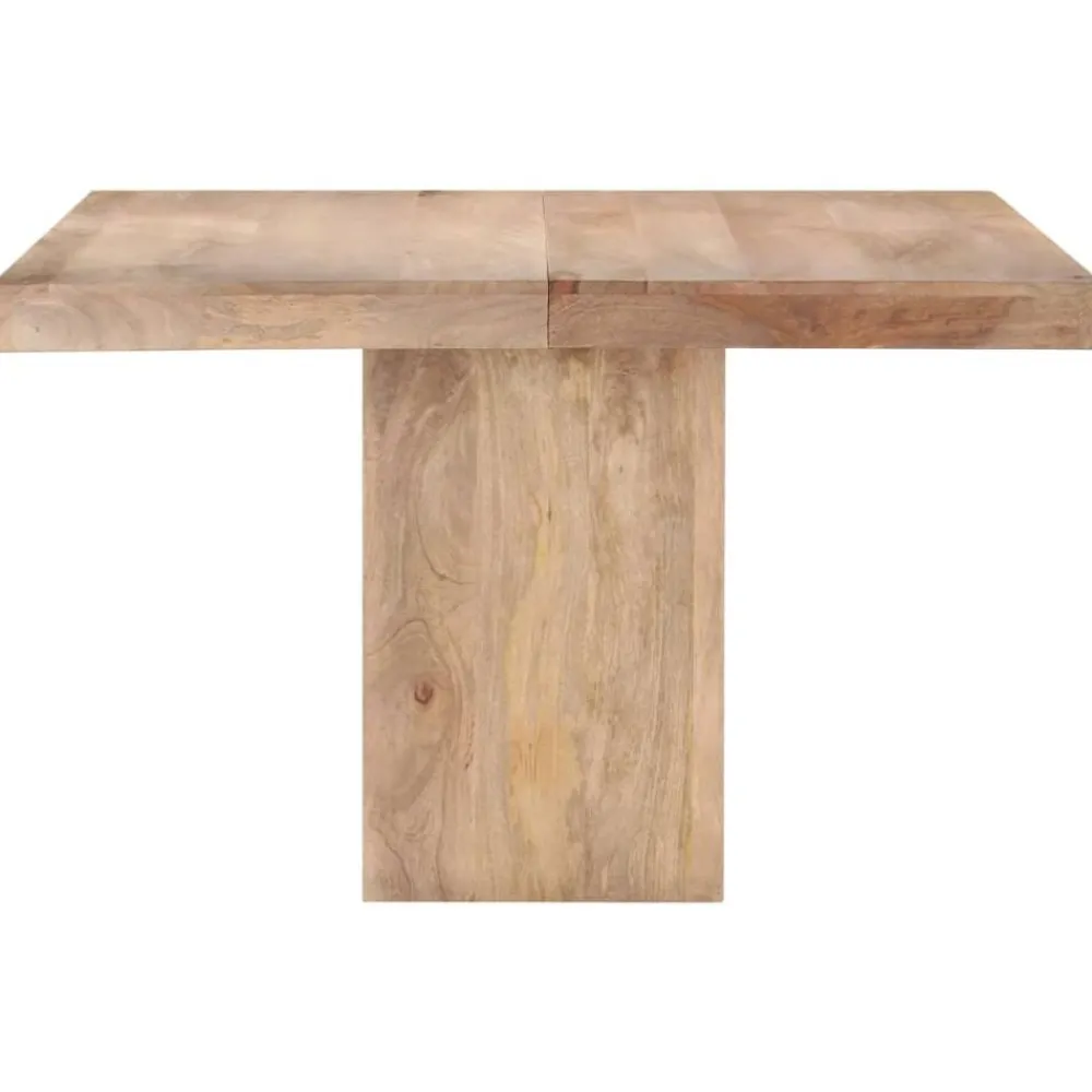 vidaXL Table de salle à manger 120x120x77 cm Bois de manguier massif