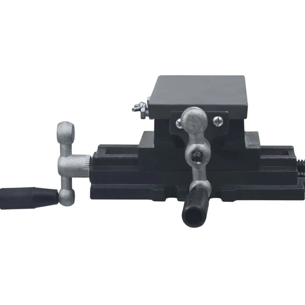 Outils-vidaXL Table d'étau à glissière transversale manuelle