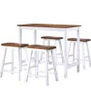 Ensembles De Meubles-vidaXL Table et tabouret de bar 5 pcs Bois massif