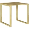 vidaXL table Naturel 50,5 x 50 x 46 cm Pinède imprégnée