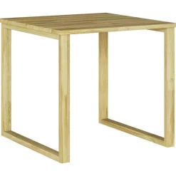 vidaXL table Naturel 50,5 x 50 x 46 cm Pinède imprégnée