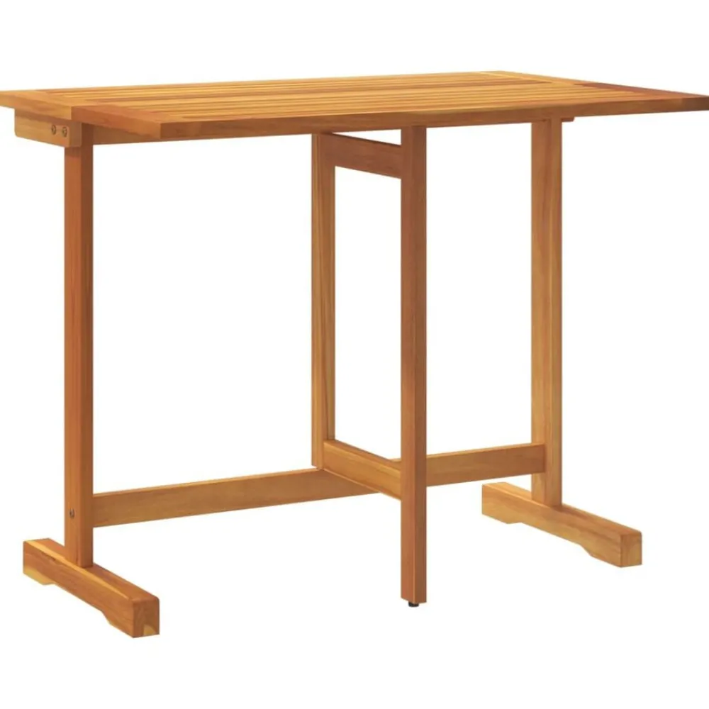 vidaXL Table pliable de balcon 90x60x72 cm bois d'acacia solide